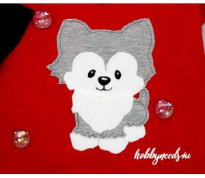 Stickdatei - Schneetiere Eisfuchs